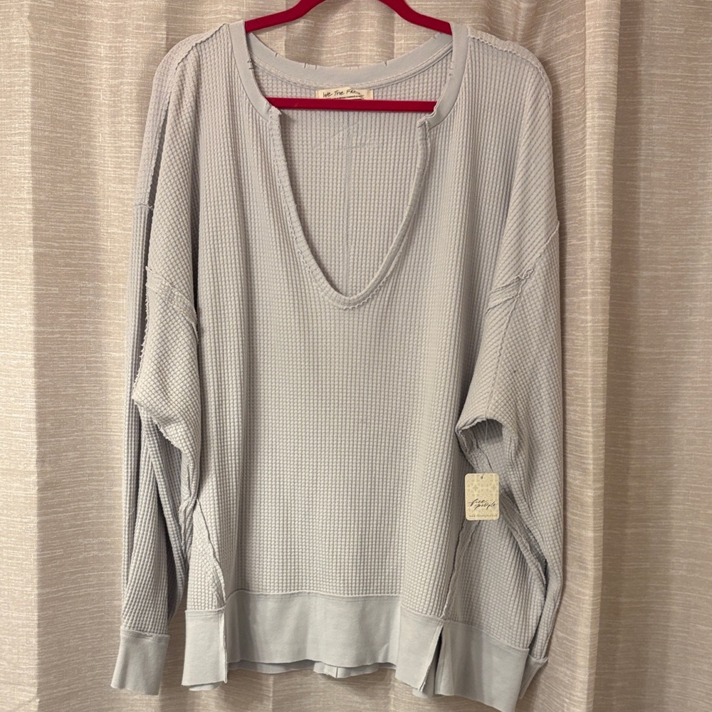 Free people Waffle Top